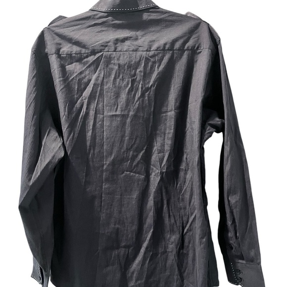 Rodeo Clothing Co Black Stitch Embroidered Button Down Shirt Size XL Western - Picture 6 of 7